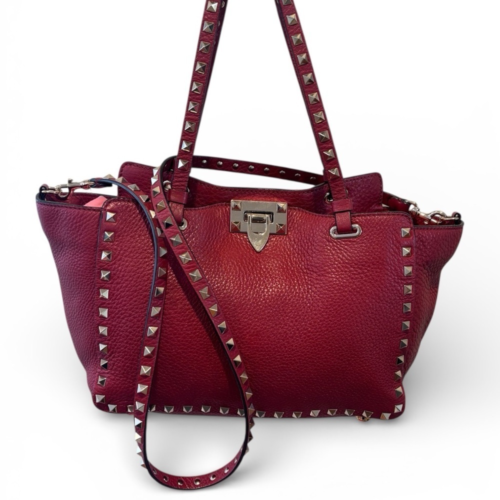 Valentino Garavani Rockstud Two Way – ORO Red Colorway – With Accessory Set - Picture 3 of 13
